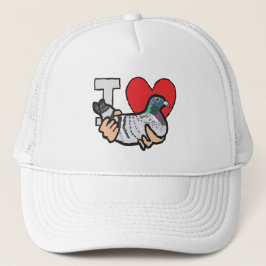 Gorra De Camionero Amo a las palomas