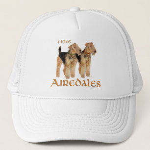 Gorra De Camionero Amo a los Airedales
