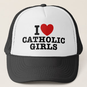 Gorra De Camionero Amo a los Chicas católicos