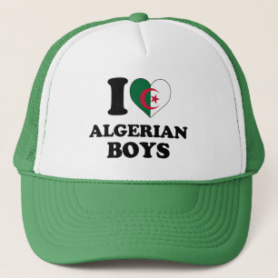 Gorra De Camionero Amo a los chicos argelinos