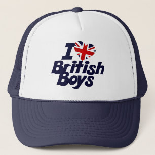 Gorra De Camionero Amo a los chicos británicos