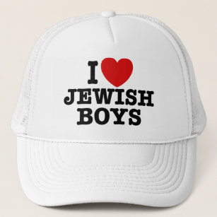 Gorra De Camionero Amo a los chicos judíos