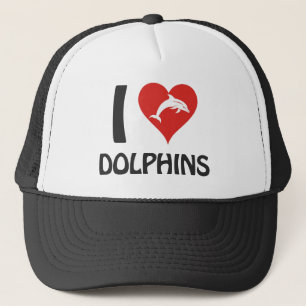 Gorra De Camionero Amo a los delfines