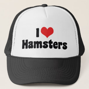 Gorra De Camionero Amo a los Hamsters del Corazón