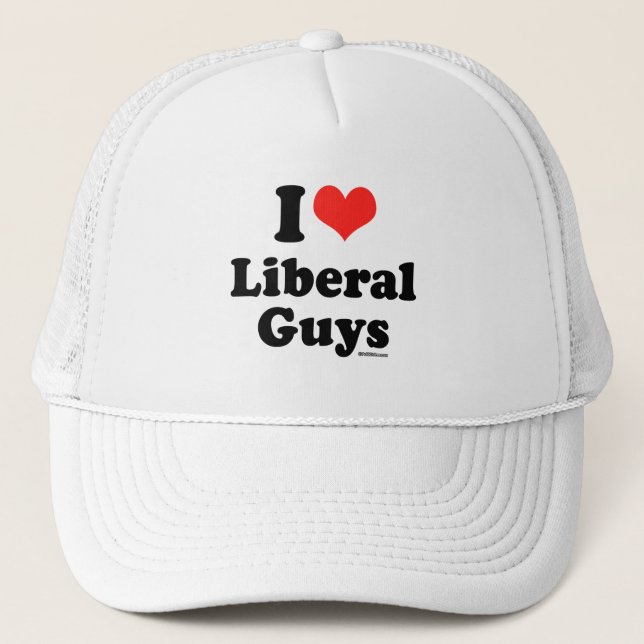 GORRA DE CAMIONERO AMO A LOS HOMBRES LIBERALES (Anverso)
