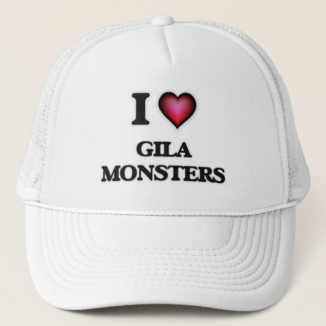 Gorra De Camionero Amo a los monstruos de Gila (Anverso)
