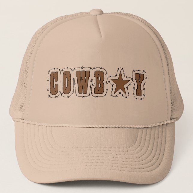 Gorra De Camionero Amo a los vaqueros occidentales (Anverso)