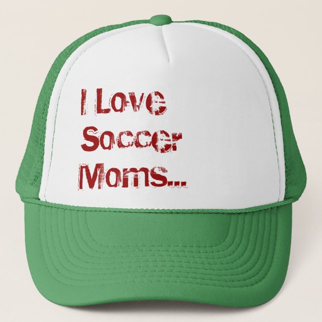 Gorra De Camionero Amo a mamáes del fútbol… (el gorra) (Anverso)