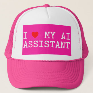 Gorra De Camionero Amo a mi asistente de IA Me encanta mi asistente d