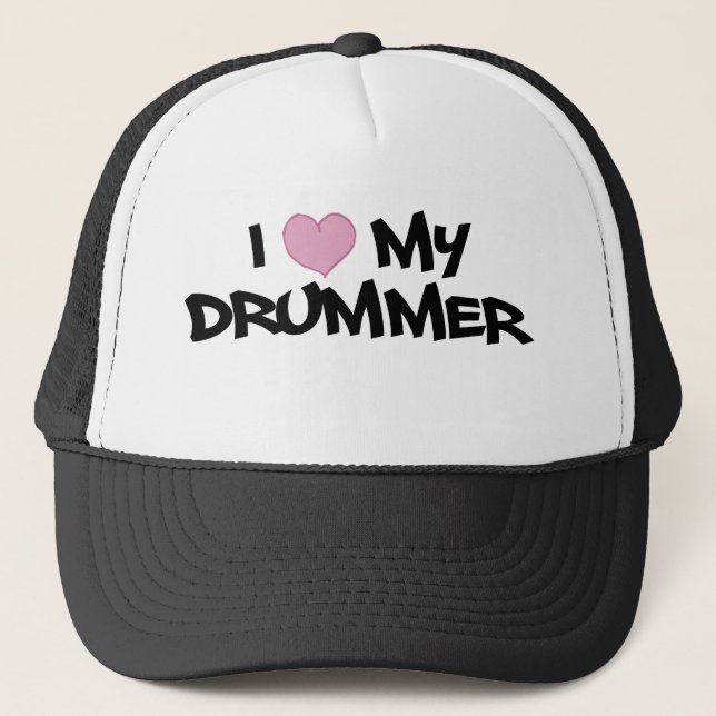 Gorra De Camionero Amo a mi batería (Anverso)
