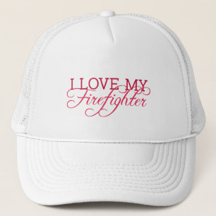 Gorra De Camionero Amo a mi bombero