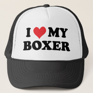 Gorra De Camionero Amo a mi boxeador
