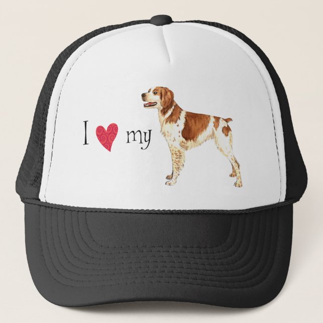 Gorra De Camionero Amo a mi Bretaña (Anverso)
