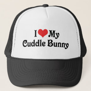 Gorra De Camionero Amo a mi conejito de peluche