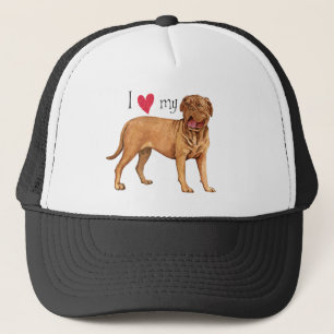 Gorra De Camionero Amo a mi Dogue de Bordeaux