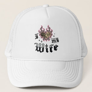 Gorra De Camionero Amo a mi esposa - Cebra - DingusDesign 