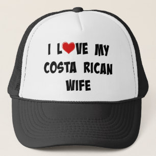 Gorra De Camionero Amo a mi esposa costarricense