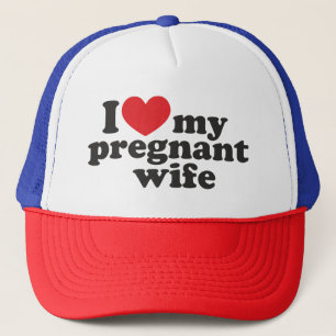Gorra De Camionero Amo a mi esposa embarazada