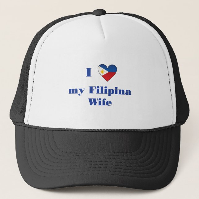 Gorra De Camionero Amo a mi esposa filipina 1 (Anverso)