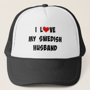 Gorra De Camionero Amo a mi esposo sueco