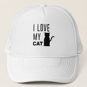 Gorra De Camionero Amo a mi Gato