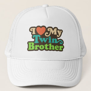 Gorra De Camionero Amo a mi hermano gemelo
