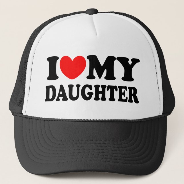 Gorra De Camionero Amo a mi hija (Anverso)