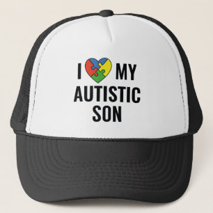 Gorra De Camionero Amo A Mi Hijo Autista