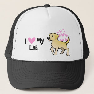 Gorra De Camionero Amo a mi labrador retriever