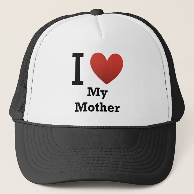 Gorra De Camionero Amo a mi madre (Anverso)