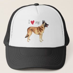 Gorra De Camionero Amo a mi Malinois belga