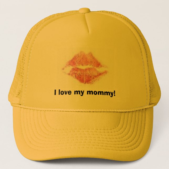 Gorra De Camionero ¡Amo a mi mamá! (Anverso)