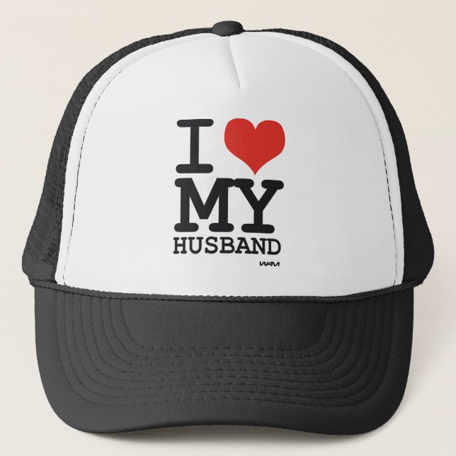 Gorra De Camionero amo a mi marido (Anverso)