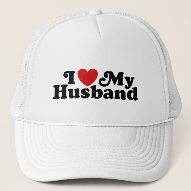 Gorra De Camionero Amo a mi marido (Anverso)