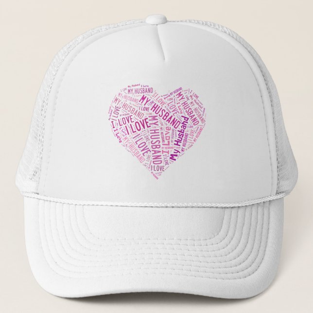 Gorra De Camionero Amo a mi marido (Anverso)