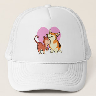 Gorra De Camionero Amo a mi Mascota   Gato y Perro Amante