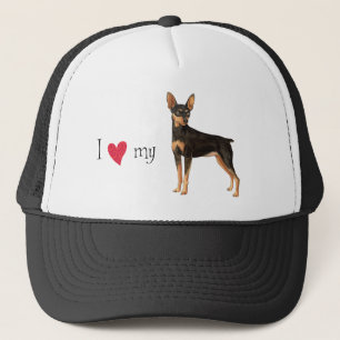Gorra De Camionero Amo a mi Min Pin