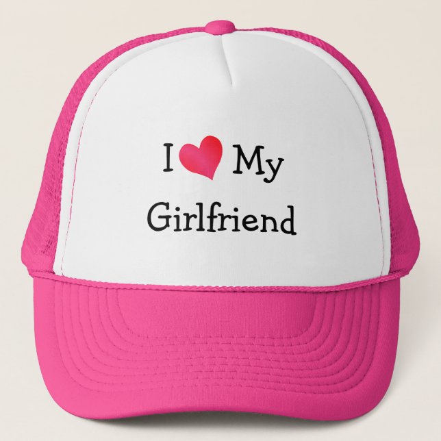 Gorra De Camionero Amo A Mi Novia (Anverso)