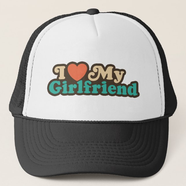 Gorra De Camionero Amo A Mi Novia (Anverso)