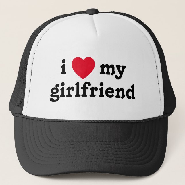 Gorra De Camionero Amo A Mi Novia (Anverso)