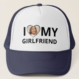 Gorra De Camionero Amo a mi novia amiga de la foto de mi novia gracio