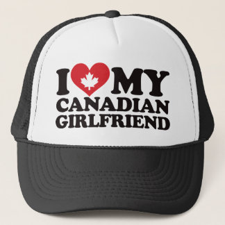 Gorra De Camionero Amo a mi novia canadiense