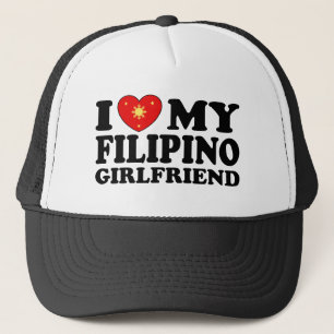 Gorra De Camionero Amo A Mi Novia Filipina