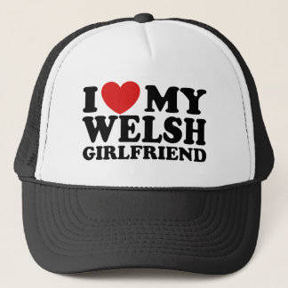 Gorra De Camionero Amo a mi novia galesa