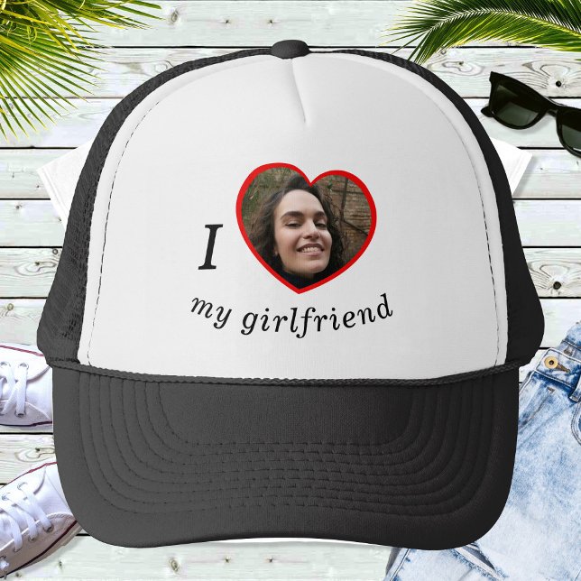 Gorra De Camionero Amo a mi novia Novia Personalizado de foto (Subido por el creador)