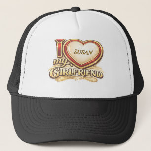Gorra De Camionero Amo a mi novia personalizado