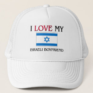 Gorra De Camionero Amo a mi novio israelí