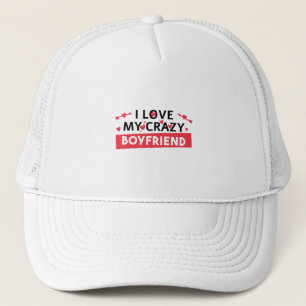 Gorra De Camionero Amo a mi novio loco