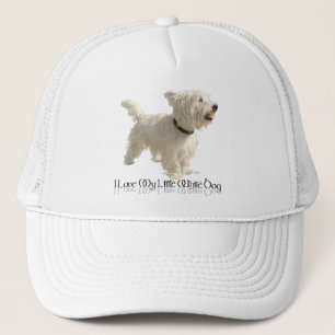 Gorra De Camionero Amo a mi pequeño perro blanco - Westie