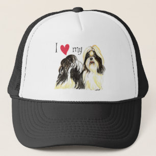Gorra De Camionero Amo a mi Shih Tzu